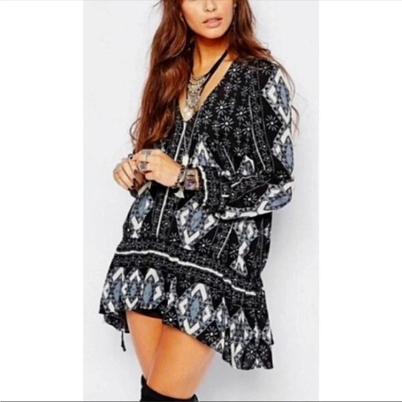Free People Down by The Bay Tunic Top XS - Picture 3 of 8